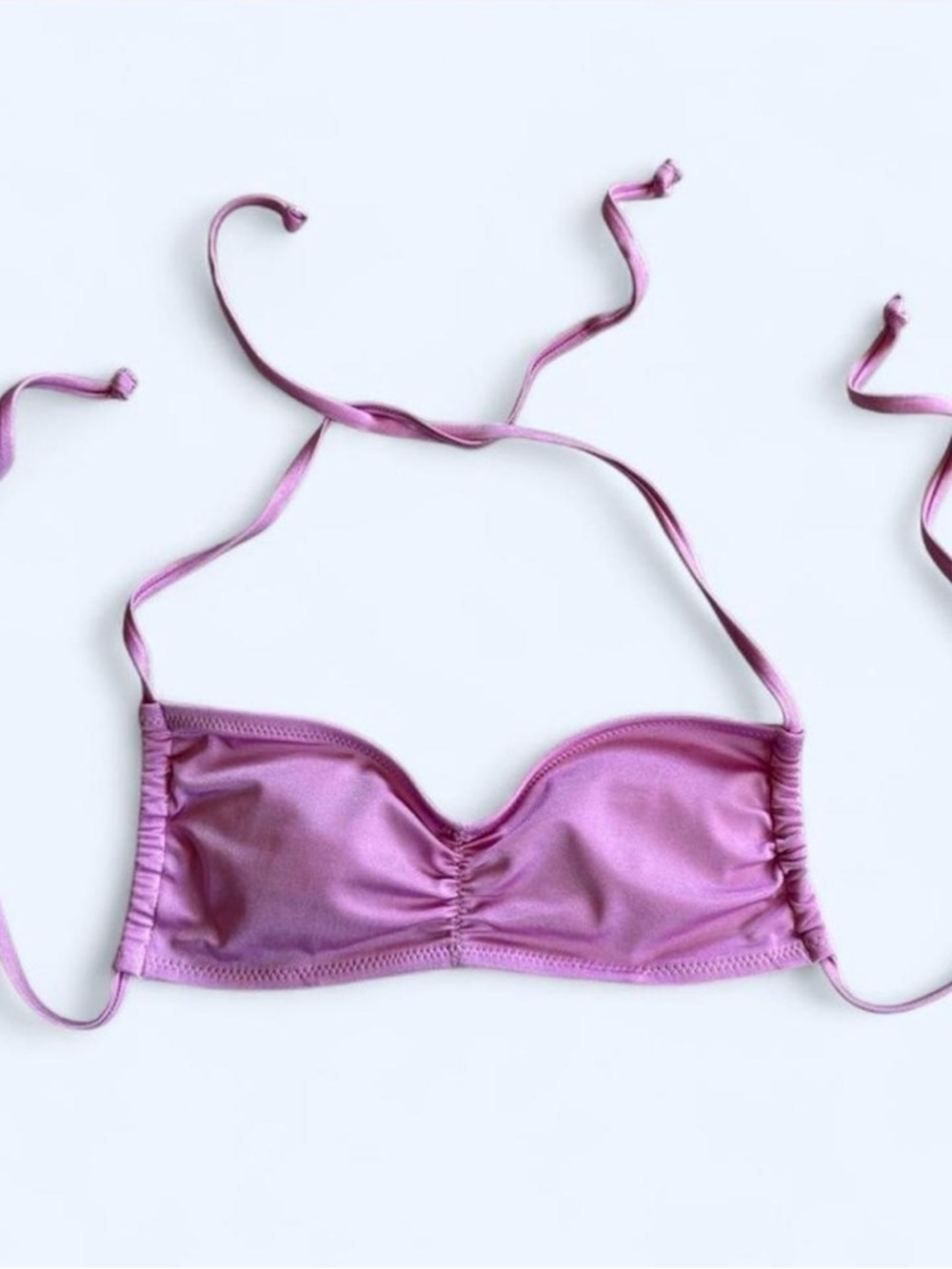 Pink Shimmery Bikini Top